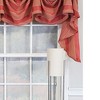 RLF Home Luxurious Modern Design Ribbon Stripe Victory Swag 3-Scoop Window Valance 50" x 25" - 3 of 4
