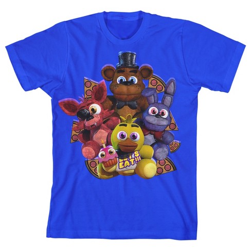 CAMISETA FIVE NIGHTS AT FREDDY ANIMATRONICS