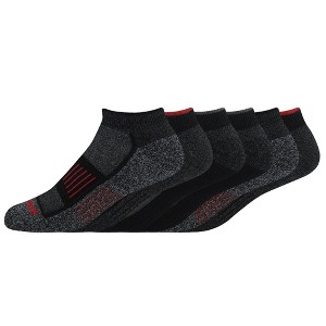 Dickies Men's 6pk No Show Outdoor Navigator Socks - Black 6-12: Midweight Knit, Tagless, Solid Pattern - 1 of 1