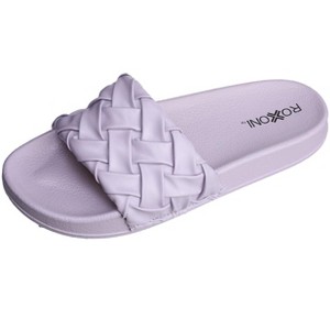Roxoni Trendy Slides for Women – Comfort & Unmatched Luxury – Stylish Braided Strap Pattern - 1 of 4