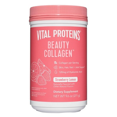 Vital Proteins Beauty Collagen Strawberry Lemon Dietary Supplements - 9.6oz