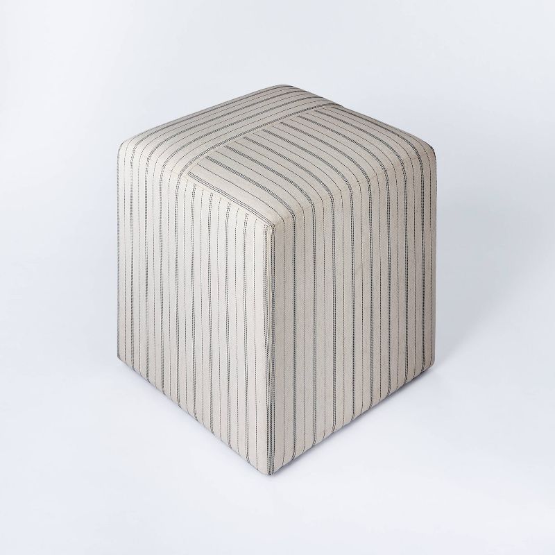 Lynwood Square Upholstered Cube Ottoman - Threshold™ designed with Studio McGee, 5 of 19