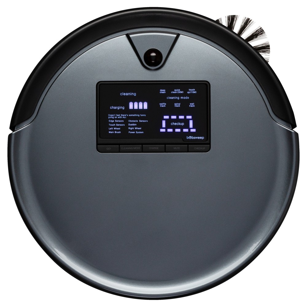 bObsweep PetHair Plus Robotic Vacuum Cleaner and Mop - Gray was $399.99 now $199.99 (50.0% off)