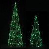 Holiday Multicolor LED Cone Trees – Set of 2 by Melrose - 4 of 4