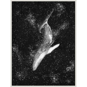 Amanti Art Magic Ocean Whale Large by Ec Mazur Framed Canvas Wall Art - 1 of 4