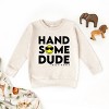 The Juniper Shop SmileyWorld Handsome Dude Sunglasses Toddler Sweatshirt - 4T - Natural - 3 of 4