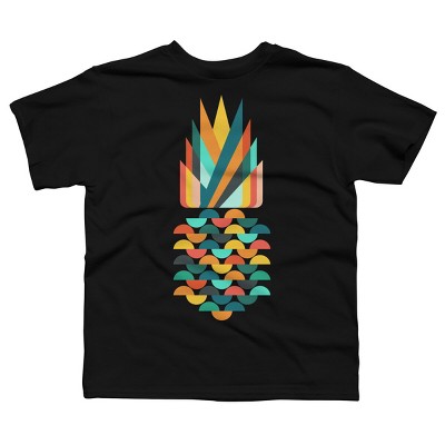 Boy's Design By Humans Geometric Pineapple By radiomode T-Shirt
