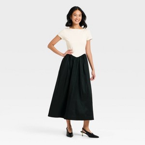 Women's Backless Knit Maxi Dress - A New Day™ - 1 of 3