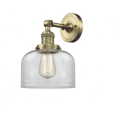 Bell - 1 Light Wall Sconce In Industrial Style-12 Inches Tall and 8 Inches Wide
