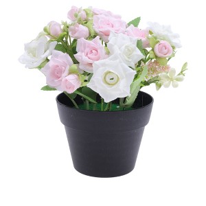 Unique Bargains Artificial Plants Spring Flower Plastic 4.33"x4.33"x7.87" 1 Pc - 1 of 4