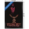 Trends International NBA Youngboy - Holy Framed Wall Poster Prints - 3 of 4