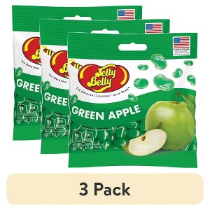 Jelly Belly 3 Pack Green Apple Jelly Beans Grab & Go 3.5oz - 1 of 4