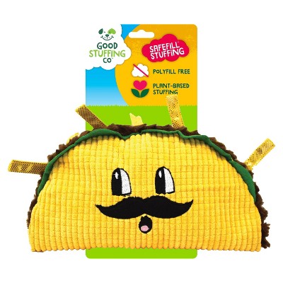 Good Stuffing Taco Dog Toy - Yellow