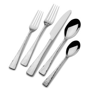 Mikasa 20pc Novaro Flatware Set: 18/10 Stainless Steel, Traditional Style, Dishwasher-Safe, Service for 4, Silver - 1 of 4