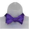 Men's Solid Color 2.75" x 4.75"  Adjustable 16" - 22" Self-Tie Bow Tie for Tuxedo & Wedding - 2 of 3