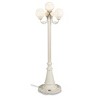 Patio Living Concepts  00371 Four White Globe Lantern Patio Lamp - Park Style - 3 of 3