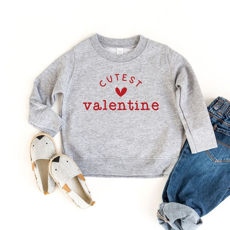 The Juniper Shop Cutest Valentine Toddler Graphic Sweatshirt, 2 of 3