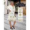 HAPPY BAY Women's House Daily Routine Evening Wear Loungewear Solid Casual Relaxed Caftan Knee Length Cover Up Dresses for Women 2X-3X White, Solid - 2 of 4