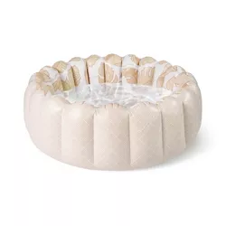 MINNIDIP Exclusive Resort Collection Tufted Inflatable Pool - Rattan Palms