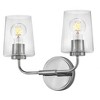 Lark Kline 2 - Light Vanity in  Chrome - 3 of 4
