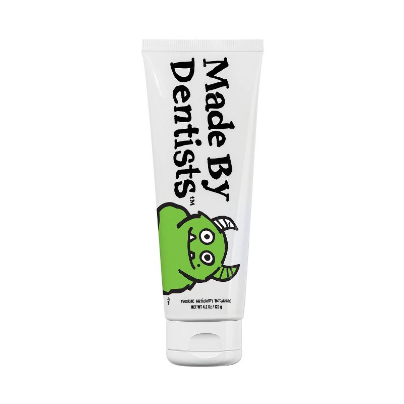 Made by Dentists Kids&#39; Monster Fluoride Anticavity Toothpaste - Sour Apple - 4.2oz, 3 of 8