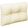 vidaXL Pallet Cushion Cream 23.6"x15.7"x4.7" Fabric - 4 of 4