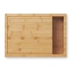 Casafield Bamboo Cutting Board Set with (4) BPA-Free Food Prep Storage Trays and Lids - 3 of 4