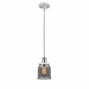 Bell - 1 Light Stem Hung Mini Pendant In Industrial Style-10 Inches Tall and 5 Inches Wide - 1 of 1