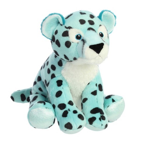 Aurora Medium Cheetah Destination Nation Adventurous Stuffed Animal Aqua 12" - image 1 of 4