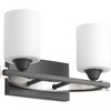 Progress Lighting Dart Collection 2-Light Bath Vanity Graphite Glass Shade - 3 of 3