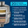 Cobbe High Pressure Filtered Shower Head Combo with 20 Stage Shower Head Filter for Hard Water, Adjustable Replacement Filter,  Brushed Nickel - 3 of 4