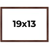 PosterPalooza | Classic Modern Brown Picture Frame - UV Acrylic, Backing Board, Hanging Hardware Included - 2 of 4