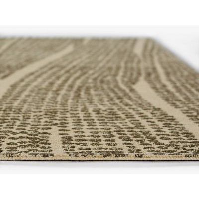 Axel Black and Natural Wool Handtufted Rug