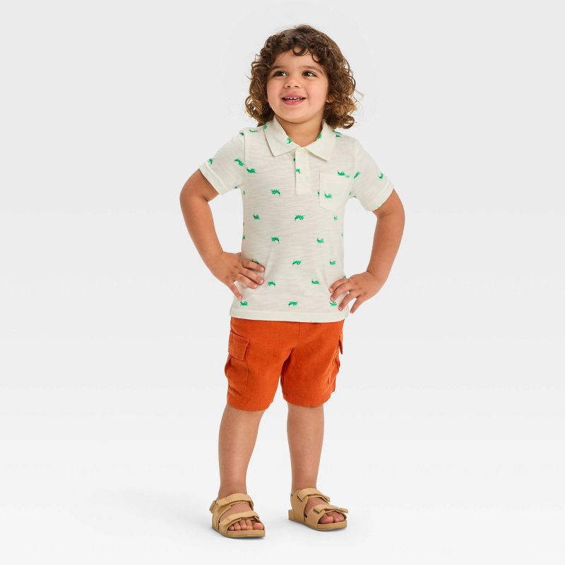  Toddler Boys' Pull-On Woven Cargo At Knee Shorts - Cat & Jack™, 4 of 9
