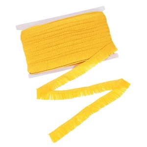 Unique Bargains Polyester Boho Durable Multipurpose Tassel Fringe Trim 27 Yards 1 Inch 1 Pc - 1 of 4