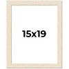 PosterPalooza | 15x19 Wide Barnwood Picture Frame, UV Acrylic, 6 Finishes - Grey, Brown, White, and Black - 2 of 4