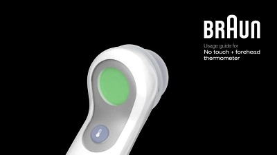 Braun No touch + touch Thermomètre frontal, blanc - Worldshop