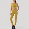 Anna-Kaci Active Women's High Neck Longline Sports Bra with Wide Straps and Keyhole Back for Stylish Medium Support - 3 of 4