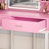 Aheaplus Makeup Vanity with Mirror and Lights - 2 of 4