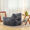 Sapphtopaz Oversized Bean Bag Chair with High-Density Memory Foam, Comfy Lazy Sofa with Armrest for Adults, Corduroy Couch for Living Room - 2 of 4