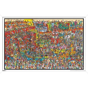 Trends International Where's Waldo? - Toys Toys Toys Framed Wall Poster Prints - 1 of 4