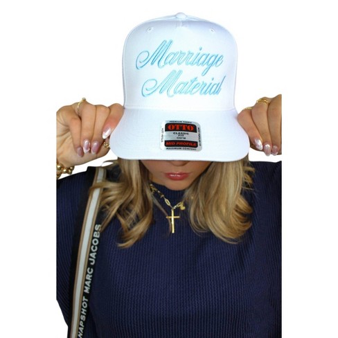 Women's Marriage Material Trucker Hat - FRIDAY + SATURDAY - image 1 of 2