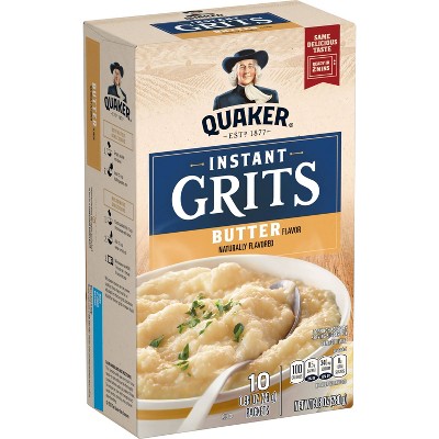 Quaker Instant Grits Butter 10ct