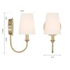 Crystorama Lighting Payton 1 - Light Sconce in  Vibrant Gold - 4 of 4