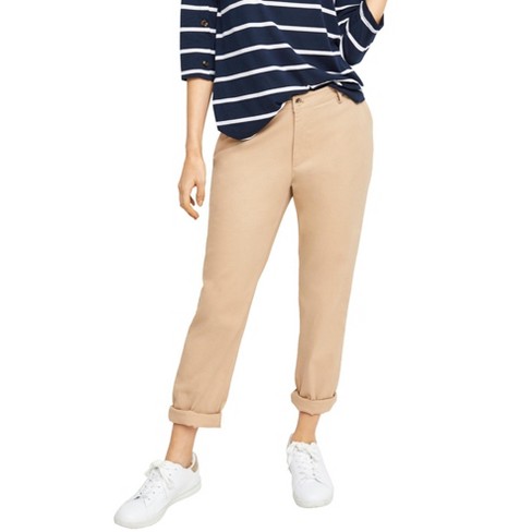 Ellos Women's Plus Size Modern Stretch Chino Pants, 14 - New Khaki : Target