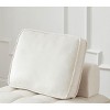 NicBex Convertible Sleeping Sofa Bed,Velvet Single Sofa with 1 Removable Back Pillow for Living Room,Apartment,Office,White - 4 of 4