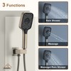 CASAINC 6-Spray 12 Inches Thermostatic Daul Shower Heads Ceiling Mount Fixed and Handheld Shower Head 2.5 GPM - 2 of 4