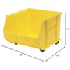 Quantum Storage Systems Bin, Stacking Or Hanging, 16-1/2"W X 18"D X 14"H, Front/Back/Side Grips, Anti-Slide Lock - 2 of 2