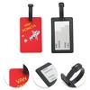 Unique Bargains Cartoon Letter Airplane Luggage Tag Red 1 Pc - 3 of 4