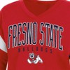NCAA Fresno State Bulldogs Women's Jersey T-Shirt - 3 of 3